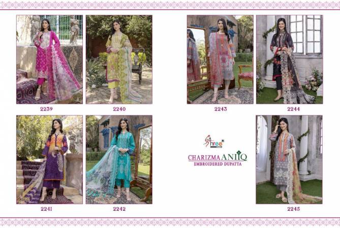 Shree Charizma Anniq Fancy Casual Wear Lawn Cotton Pakistani Salwar Kameez Collection